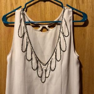 H&M beaded backless dress